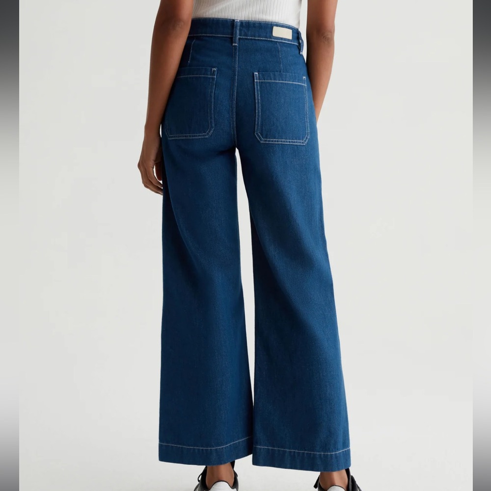 AG Jeans Kassie High-Rise Wide Leg Crop 27